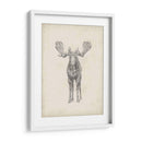 Estudio De Alces Personalizados 40X30 - Ethan Harper | Cuadro decorativo de Canvas Lab