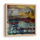 Molino De Viento 40X40 Y Bonetes Azules (Cenizas) - Sisa Jasper | Cuadro decorativo de Canvas Lab