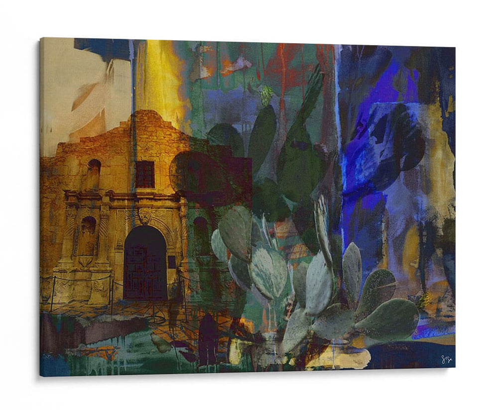 Collage De 36X48 San Antonio (Ceniza) - Sisa Jasper | Cuadro decorativo de Canvas Lab