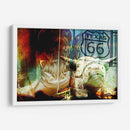 36X56 Botas Y Ruta (Ceniza) - Sisa Jasper | Cuadro decorativo de Canvas Lab