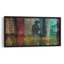 Collage De Vaquero 36X72 (Ceniza) - Sisa Jasper | Cuadro decorativo de Canvas Lab