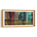 Collage De Vaquero 36X72 (Ceniza) - Sisa Jasper | Cuadro decorativo de Canvas Lab