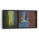 Collage De Botas 36X72 (Ceniza) - Sisa Jasper | Cuadro decorativo de Canvas Lab