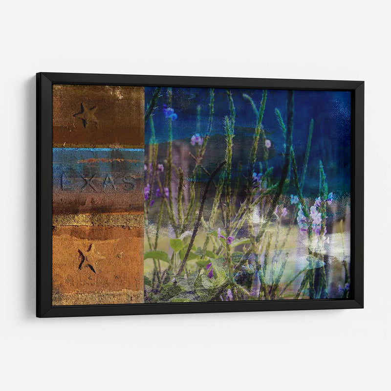 36X60 Texas Texas Wildflowers (Ceniza) - Sisa Jasper | Cuadro decorativo de Canvas Lab