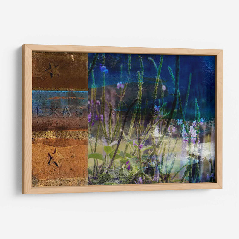 36X60 Texas Texas Wildflowers (Ceniza) - Sisa Jasper | Cuadro decorativo de Canvas Lab