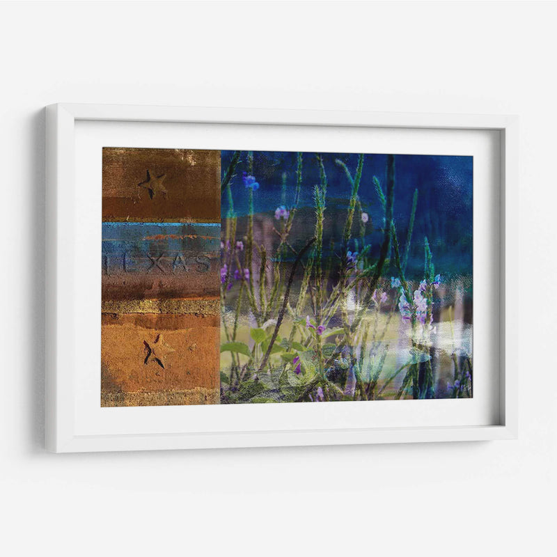 36X60 Texas Texas Wildflowers (Ceniza) - Sisa Jasper | Cuadro decorativo de Canvas Lab