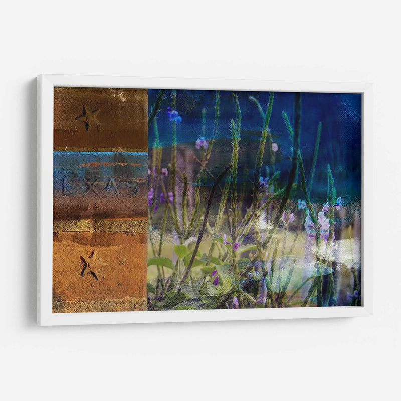 36X60 Texas Texas Wildflowers (Ceniza) - Sisa Jasper | Cuadro decorativo de Canvas Lab