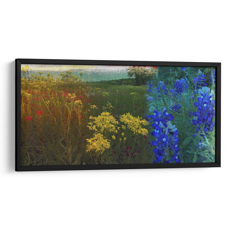 36X72 Panorama De Flores Silvestres (Ceniza) - Sisa Jasper | Cuadro decorativo de Canvas Lab