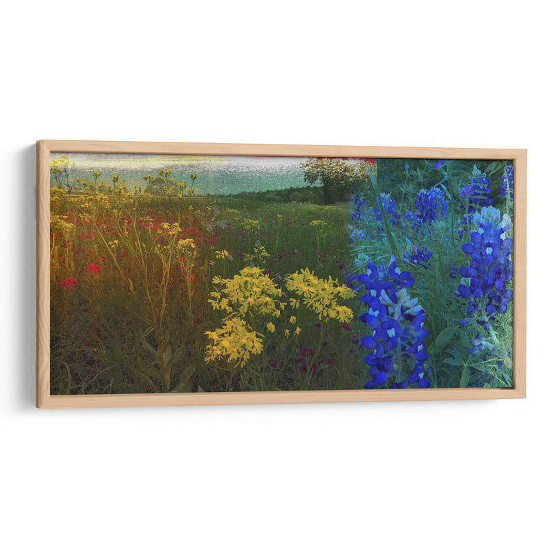 36X72 Panorama De Flores Silvestres (Ceniza) - Sisa Jasper | Cuadro decorativo de Canvas Lab