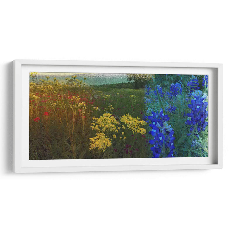 36X72 Panorama De Flores Silvestres (Ceniza) - Sisa Jasper | Cuadro decorativo de Canvas Lab