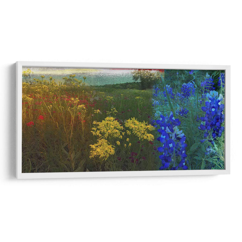 36X72 Panorama De Flores Silvestres (Ceniza) - Sisa Jasper | Cuadro decorativo de Canvas Lab