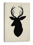 Silueta De Cola Blanca Ii (Ps) - Grace Popp | Cuadro decorativo de Canvas Lab