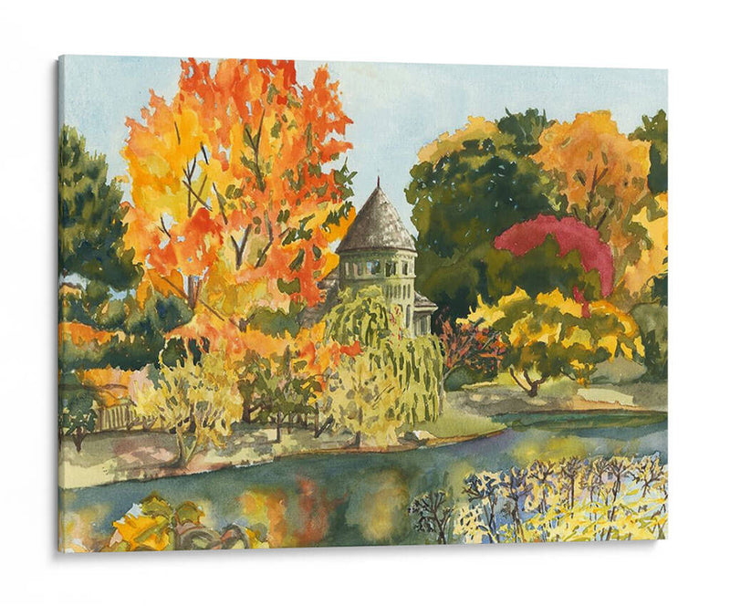 Plein Air Garden Ii Personalizado (Ceniza) - Dianne Miller | Cuadro decorativo de Canvas Lab