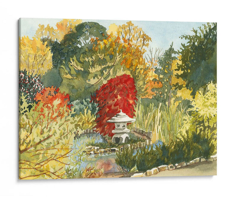 Plein Air Garden Iii Personalizado (Ceniza) - Dianne Miller | Cuadro decorativo de Canvas Lab