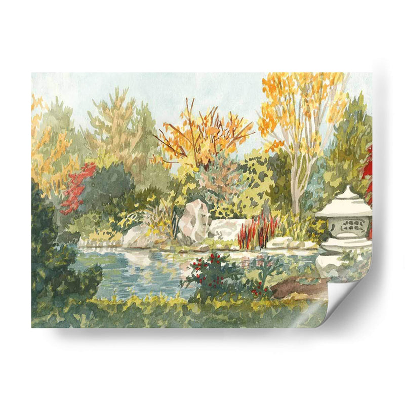 Plein Air Garden Iv Personalizado (Ceniza) - Dianne Miller | Cuadro decorativo de Canvas Lab