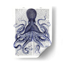 Octopus Azul Personalizado 3 (Ceniza) - Fab Funky | Cuadro decorativo de Canvas Lab