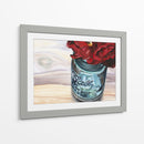 Firma De Bola Personalizada Flor Iii (Ceniza) - Redstreake | Cuadro decorativo de Canvas Lab