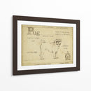 Pug Antiguo (Ceniza) - Ethan Harper | Cuadro decorativo de Canvas Lab