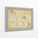 Pug Antiguo (Ceniza) - Ethan Harper | Cuadro decorativo de Canvas Lab