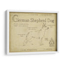 Antiguo Pastor Alemán (Ceniza) - Ethan Harper | Cuadro decorativo de Canvas Lab