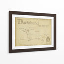 Antiguo Dachsund (Ash) - Ethan Harper | Cuadro decorativo de Canvas Lab