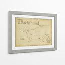 Antiguo Dachsund (Ash) - Ethan Harper | Cuadro decorativo de Canvas Lab