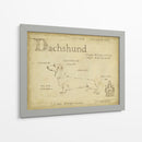 Antiguo Dachsund (Ash) - Ethan Harper | Cuadro decorativo de Canvas Lab