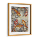 Koi I Vibrante Personalizado (Ceniza) - Tim OToole | Cuadro decorativo de Canvas Lab