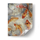 Koi Ii Vibrante Personalizado (Ceniza) - Tim OToole | Cuadro decorativo de Canvas Lab