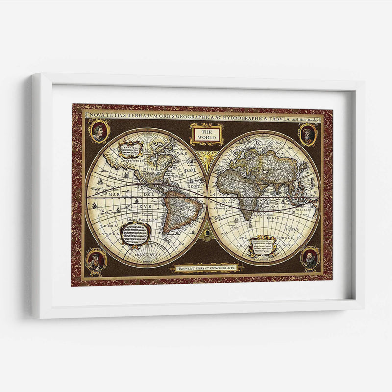 Mapa Del Mundo Decorativo - Vision Studio | Cuadro decorativo de Canvas Lab