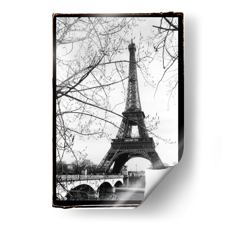 Torre Eiffel A Lo Largo Del Río Sena - Laura DeNardo | Cuadro decorativo de Canvas Lab