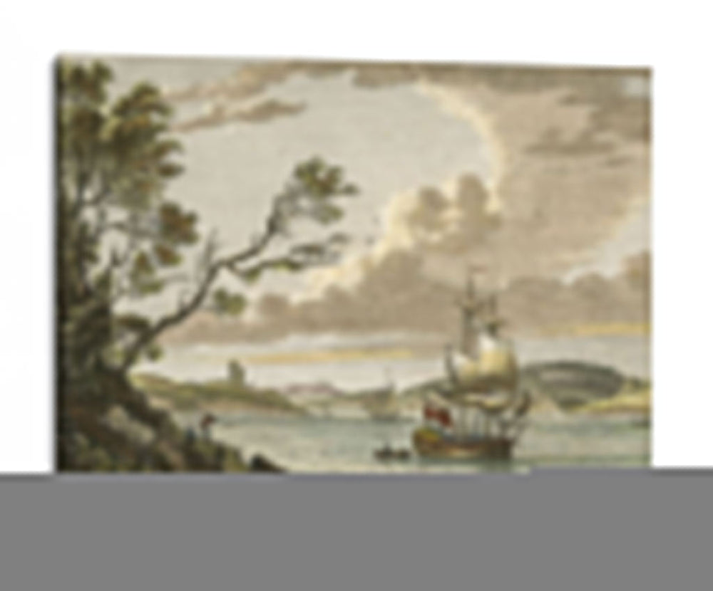 Castillo De Benton, Milford Haven - P. Sandby | Cuadro decorativo de Canvas Lab