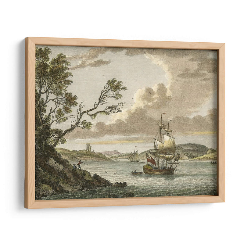 Castillo De Benton, Milford Haven - P. Sandby | Cuadro decorativo de Canvas Lab