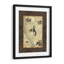 Mapa De Los Estados Occidentales - Vision Studio | Cuadro decorativo de Canvas Lab