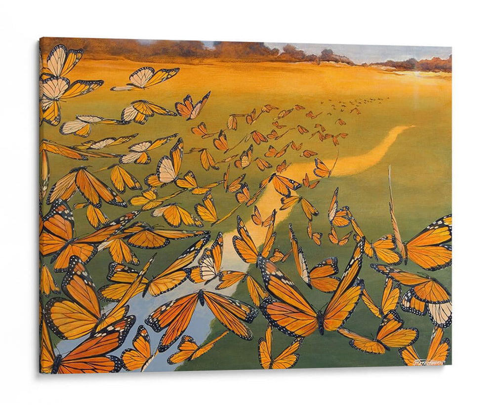 Migración Monarca - Fred Szatkowski | Cuadro decorativo de Canvas Lab