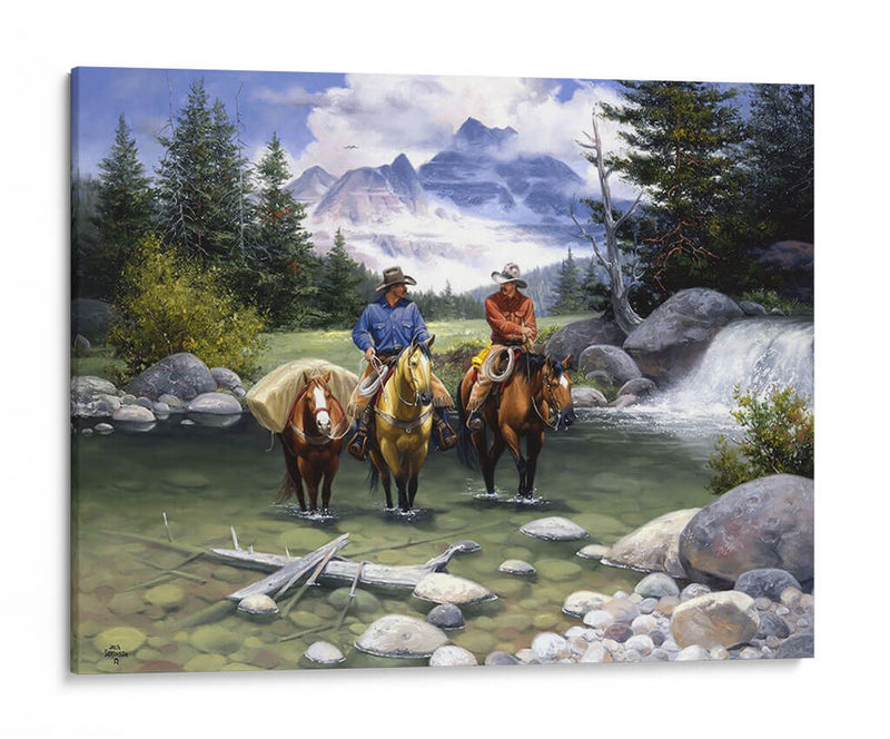 Cruce De Agua Clara - Jack Sorenson | Cuadro decorativo de Canvas Lab