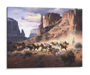 Piedra Arenisca Y Caballos Robados - Jack Sorenson | Cuadro decorativo de Canvas Lab