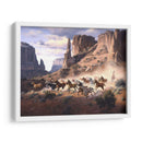 Piedra Arenisca Y Caballos Robados - Jack Sorenson | Cuadro decorativo de Canvas Lab