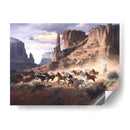 Piedra Arenisca Y Caballos Robados - Jack Sorenson | Cuadro decorativo de Canvas Lab