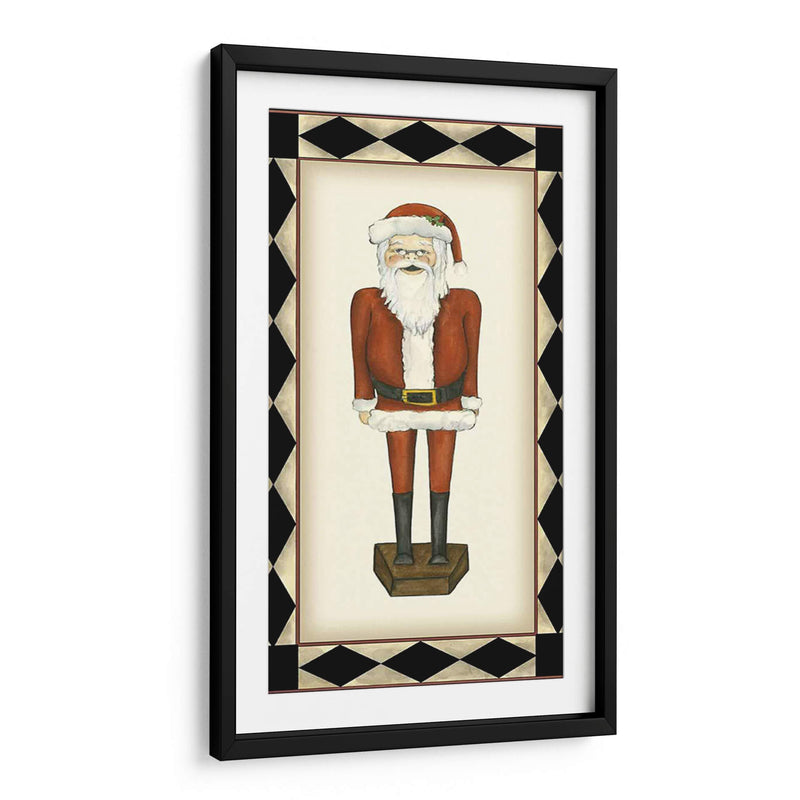 Jolly Santa - Jennifer Goldberger | Cuadro decorativo de Canvas Lab