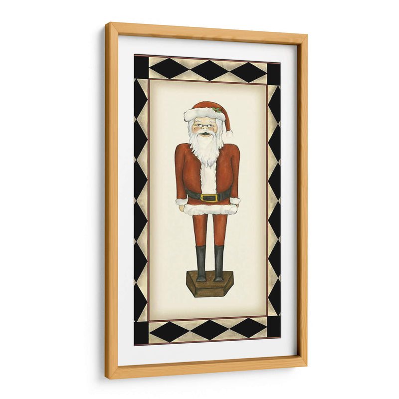 Jolly Santa - Jennifer Goldberger | Cuadro decorativo de Canvas Lab