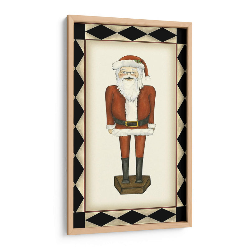 Jolly Santa - Jennifer Goldberger | Cuadro decorativo de Canvas Lab