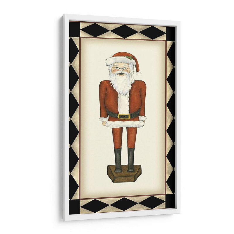 Jolly Santa - Jennifer Goldberger | Cuadro decorativo de Canvas Lab