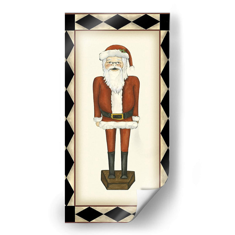 Jolly Santa - Jennifer Goldberger | Cuadro decorativo de Canvas Lab