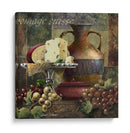 Queso Y Uvas Ii - Janet Stever | Cuadro decorativo de Canvas Lab
