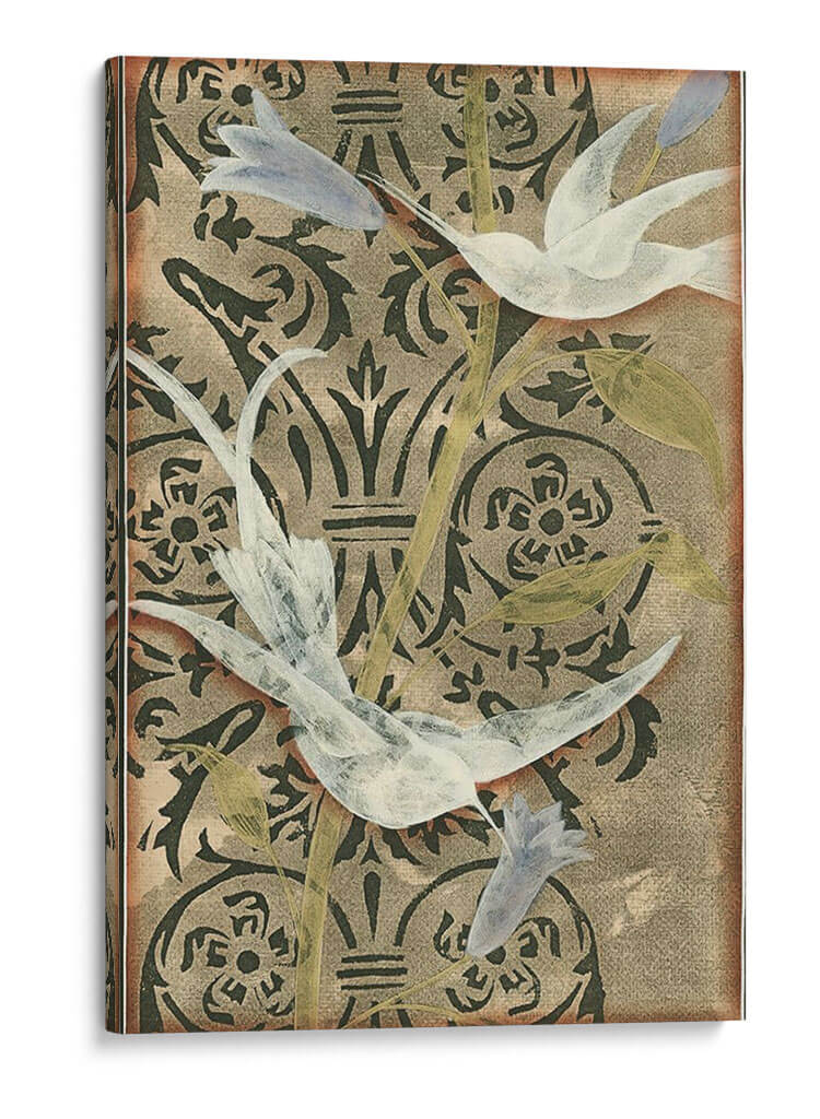 Pequeño Batik Garden Ii - Jennifer Goldberger | Cuadro decorativo de Canvas Lab