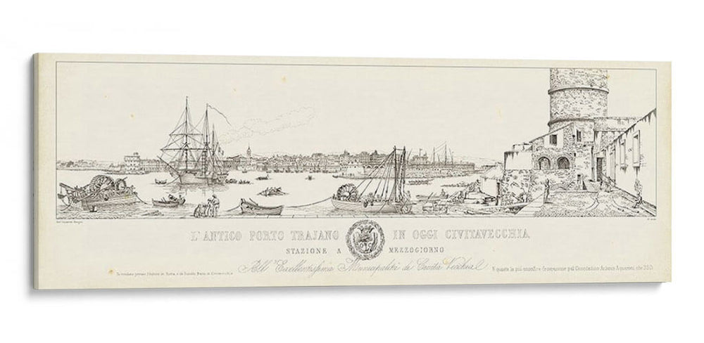 Antiguo Puerto Iii - Antonio Aquaroni | Cuadro decorativo de Canvas Lab