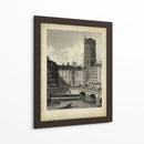 Place Du Chatelet - A. Pugin | Cuadro decorativo de Canvas Lab