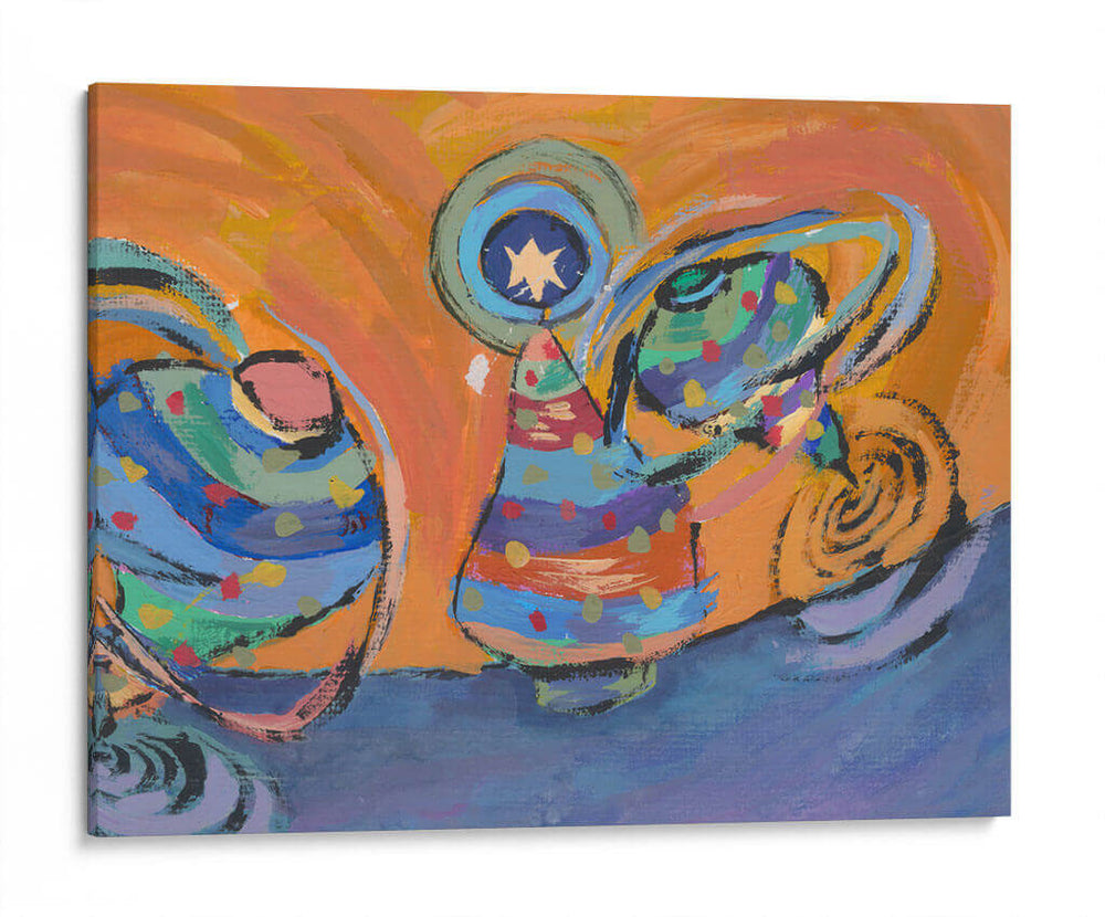Trompos de Ma. De la Luz López - Casa de la Amistad | Cuadro decorativo de Canvas Lab