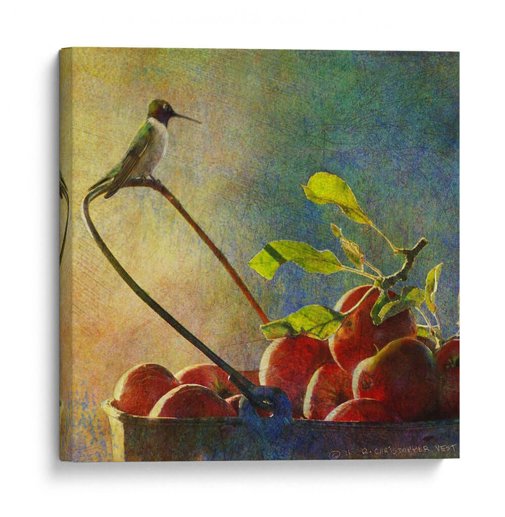 Manzanas Y Hummer - Chris Vest | Cuadro decorativo de Canvas Lab